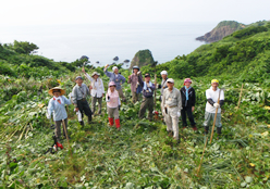 写真:粟島の人々